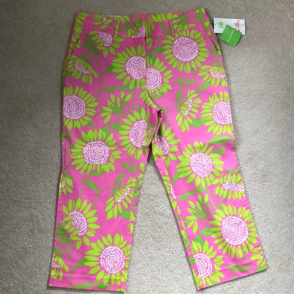 Lilly Pulitzer Size 14 “Soleil” Liza capris NWT